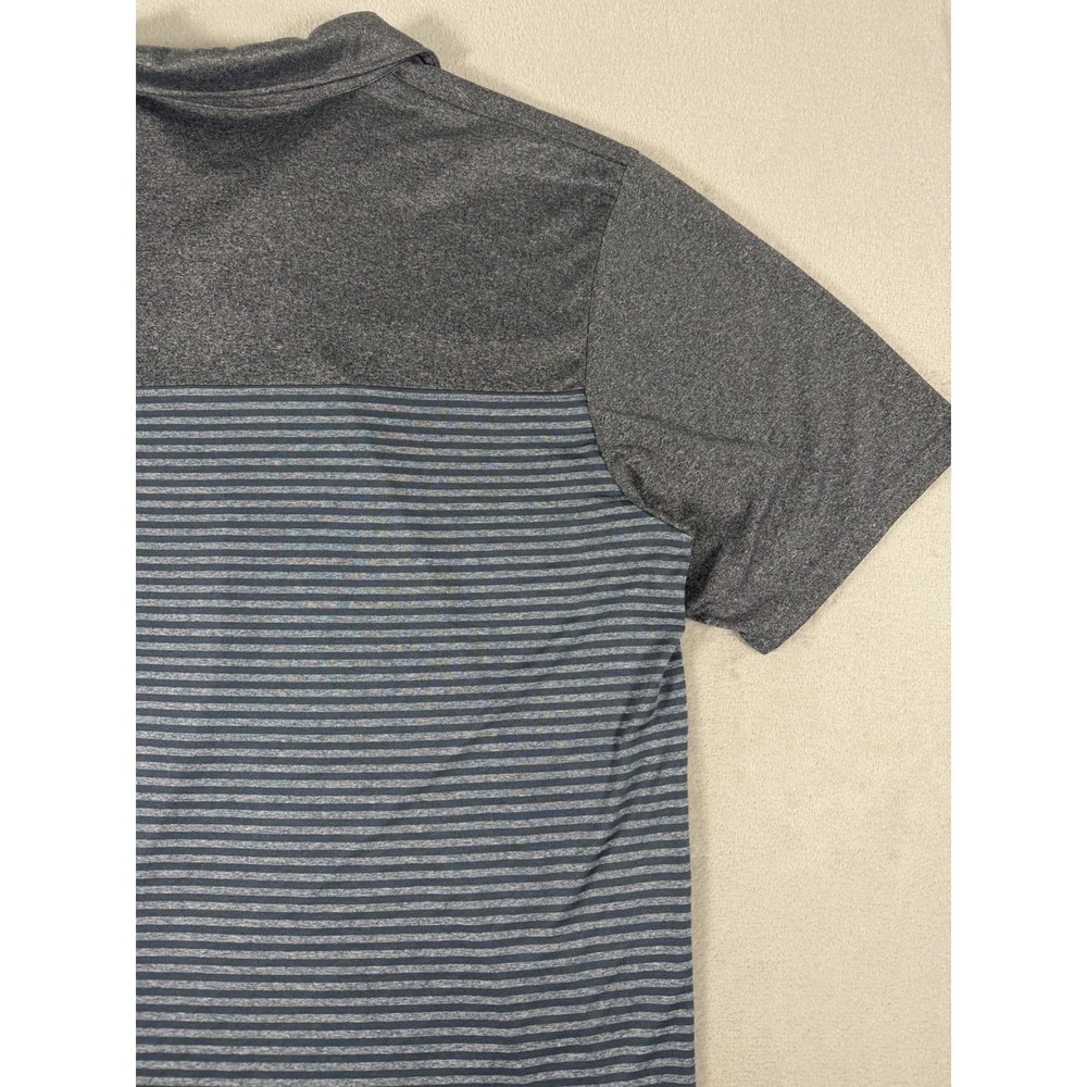 Champion Texas A&M Aggies Polo Shirt Mens XL Gray Striped Performance Golf - Picture 11 of 15